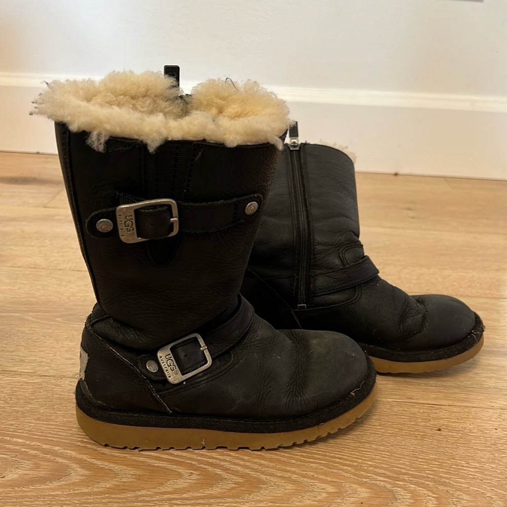 Black UGG girls boots